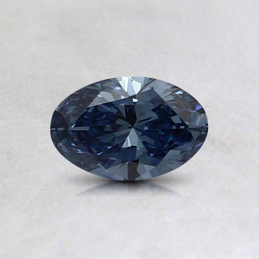 0.40 Ct. Fancy Intense Blue Oval Lab Grown Diamond
