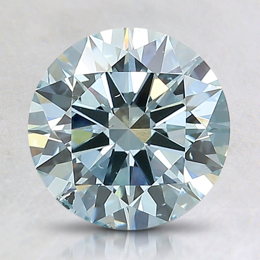 2.01 Ct. Fancy Blue Round Lab Created Diamond