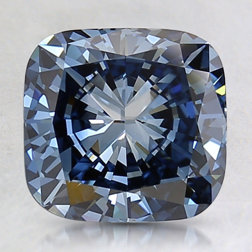 2.34 Ct. Fancy Intense Blue Cushion Lab Created Diamond