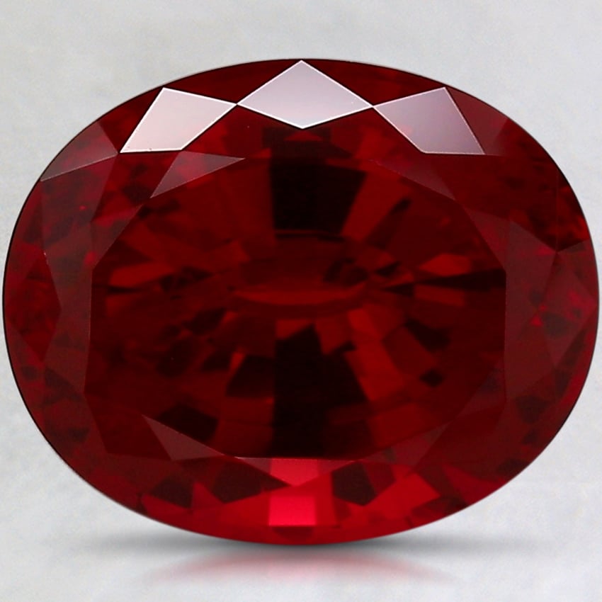 11x9mm Oval Lab Grown Ruby