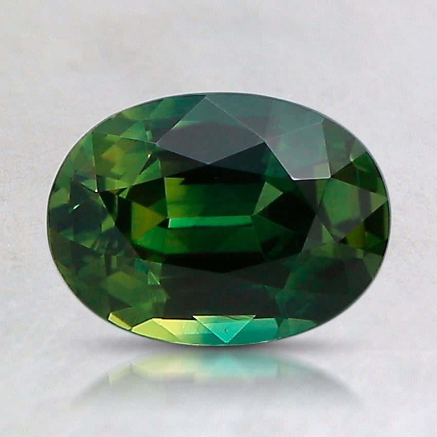 8x5.9mm Bi-Color Oval Australian Sapphire