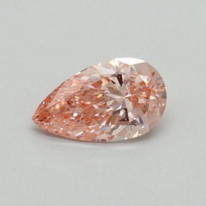 0.32 Ct. Fancy Vivid Pink Pear Lab Grown Diamond