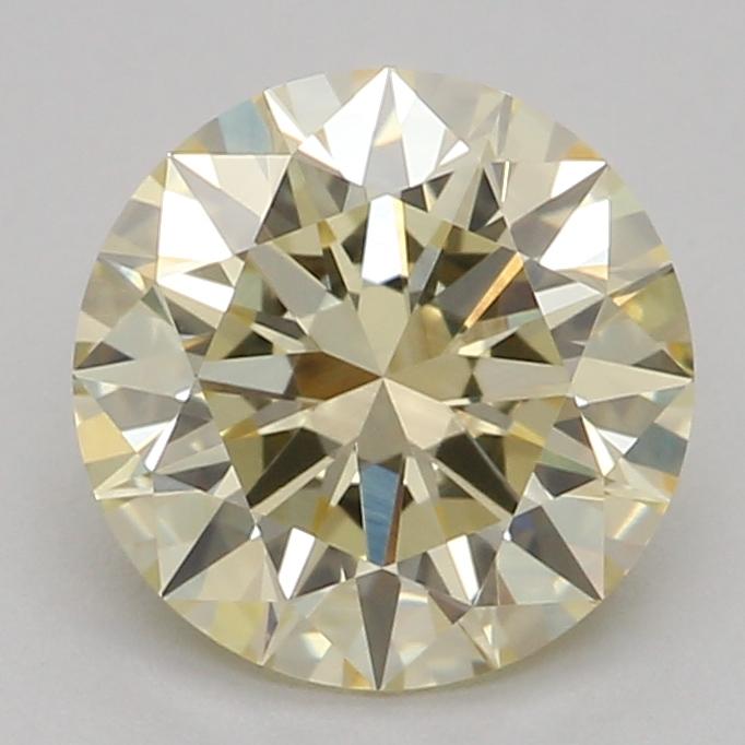 1.04 Ct. Fancy Intense Yellow Round Lab Grown Diamond
