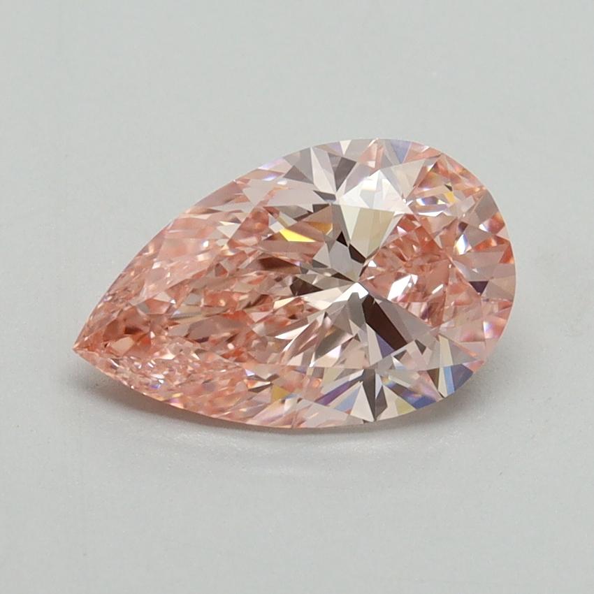 1.51 Ct. Fancy Vivid Pink Pear Lab Grown Diamond