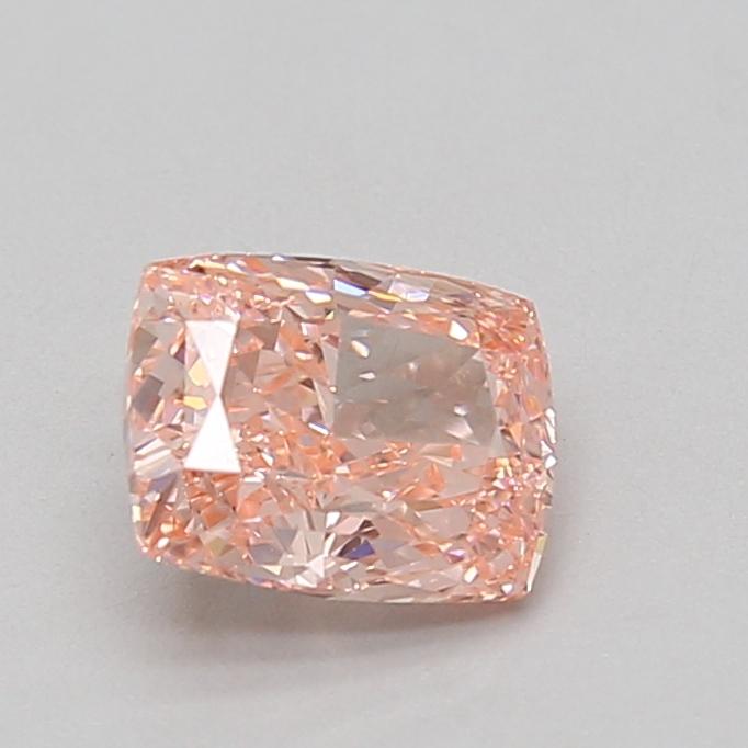 1.30 Ct. Fancy Vivid Pink Cushion Lab Grown Diamond