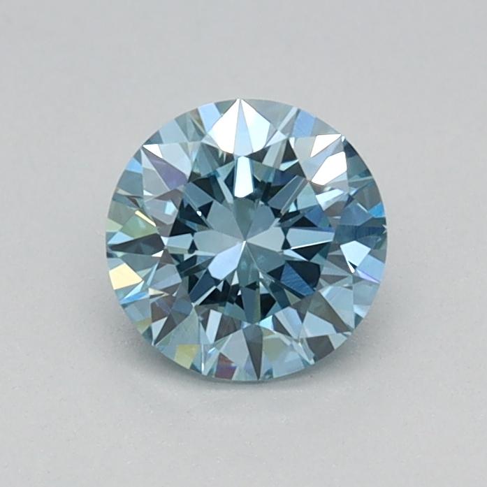 0.42 Ct. Fancy Vivid Blue Round Lab Grown Diamond