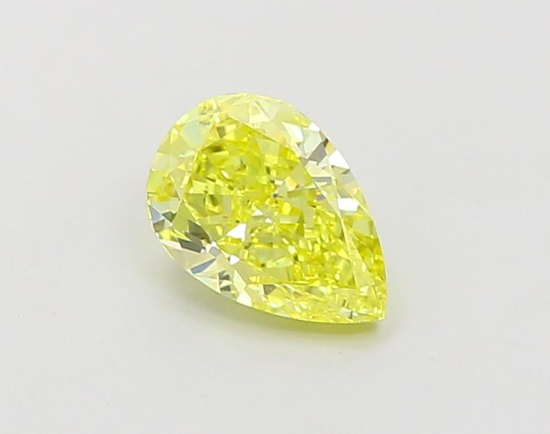 1.05 Ct. Fancy Vivid Yellow Pear Lab Grown Diamond