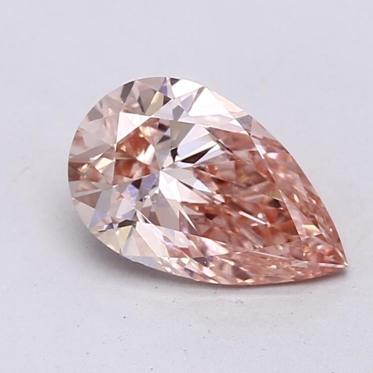 1.52 Ct. Fancy Vivid  Pink Pear Lab Grown Diamond