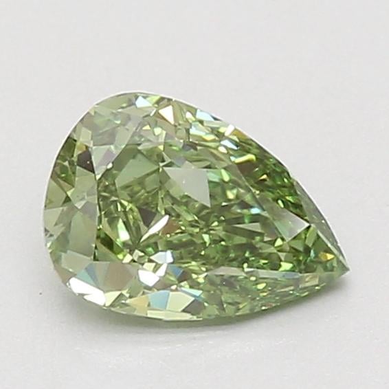 1.03 Ct. Fancy Vivid Green Pear Lab Grown Diamond
