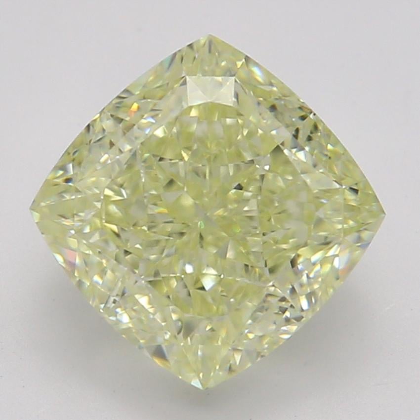 1.51 Ct. Fancy Light Yellow Cushion Diamond