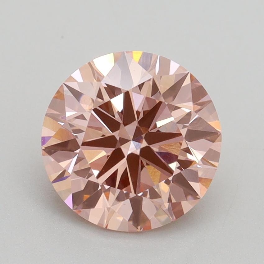 2.05 Ct. Fancy Intense Pink Round Lab Grown Diamond