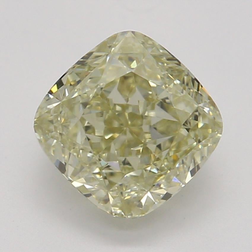 0.90 Ct. Fancy Brownish Greenish Yellow Cushion Diamond