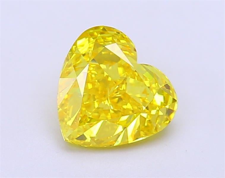 1.50 Ct. Fancy Vivid  Yellow Heart Lab Grown Diamond