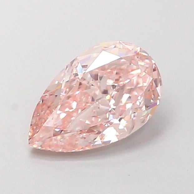 0.89 Ct. Fancy Intense Pink Pear Lab Grown Diamond