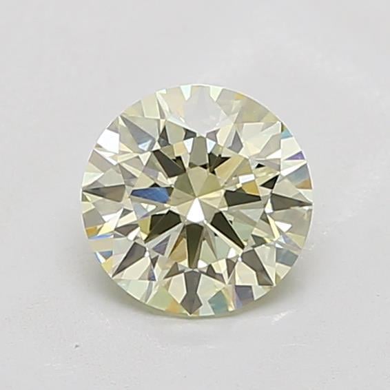 1.09 Ct. Light Yellow Round Lab Grown Diamond