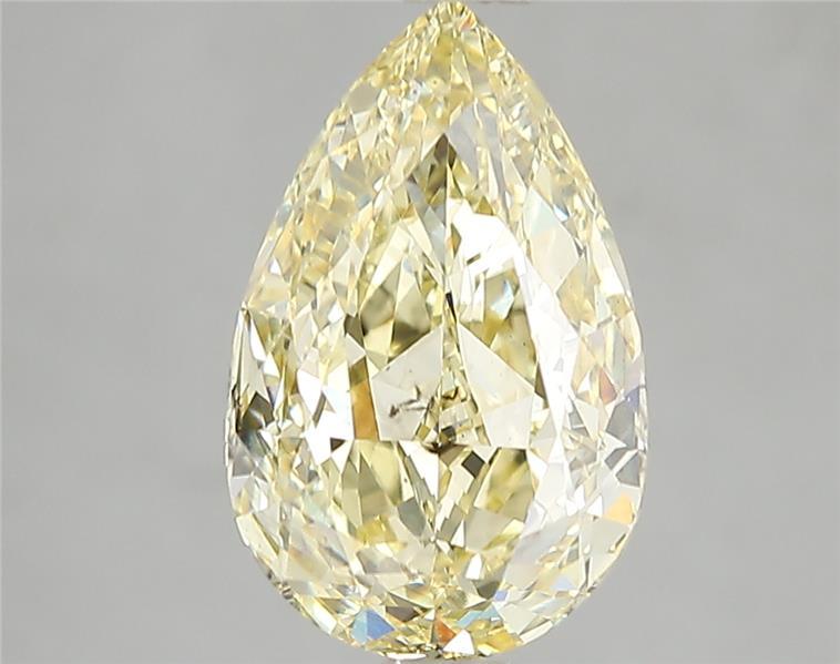 3.01 Ct. Fancy Intense Yellow Pear Lab Grown Diamond