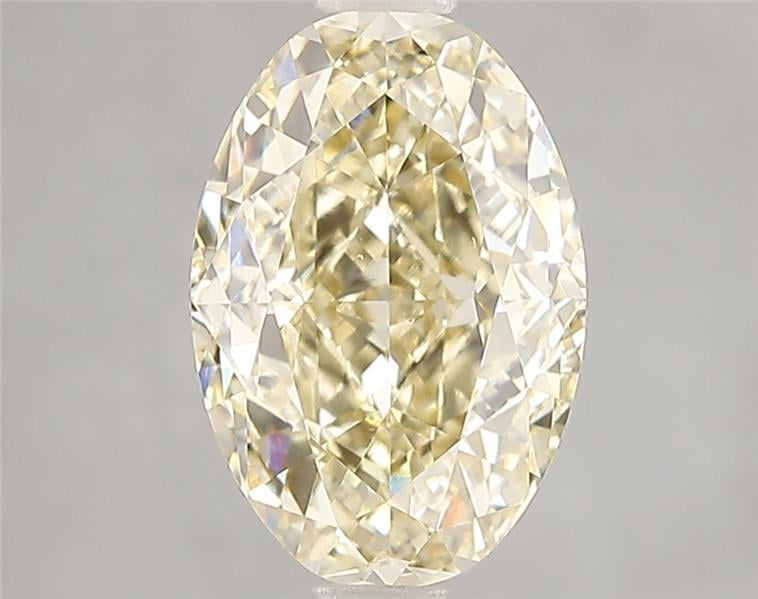 3.10 Ct. Fancy Yellow Oval Lab Grown Diamond