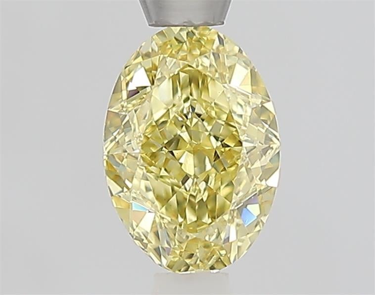 1.06 Ct. Fancy Yellow Oval Lab Grown Diamond