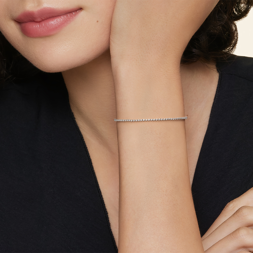 Three-Prong Diamond Tennis Bracelet (1 ct. tw.)