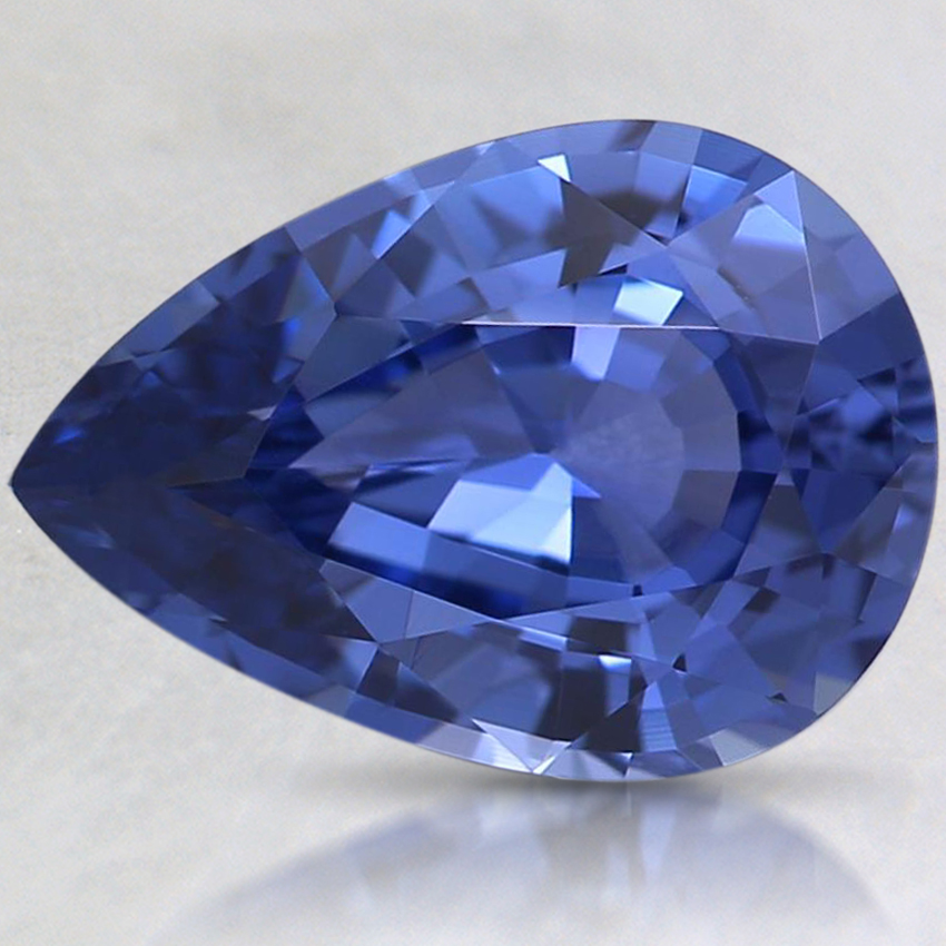 10.4x7.3mm Blue Pear Sapphire