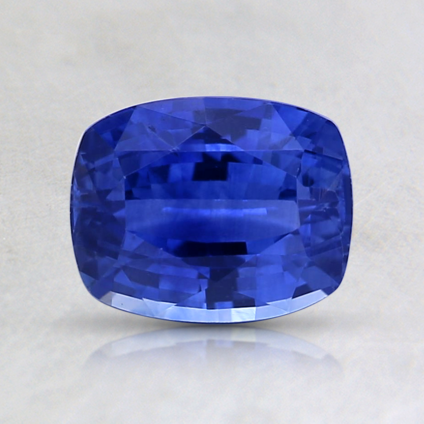 6.8x5.4mm Blue Cushion Sapphire