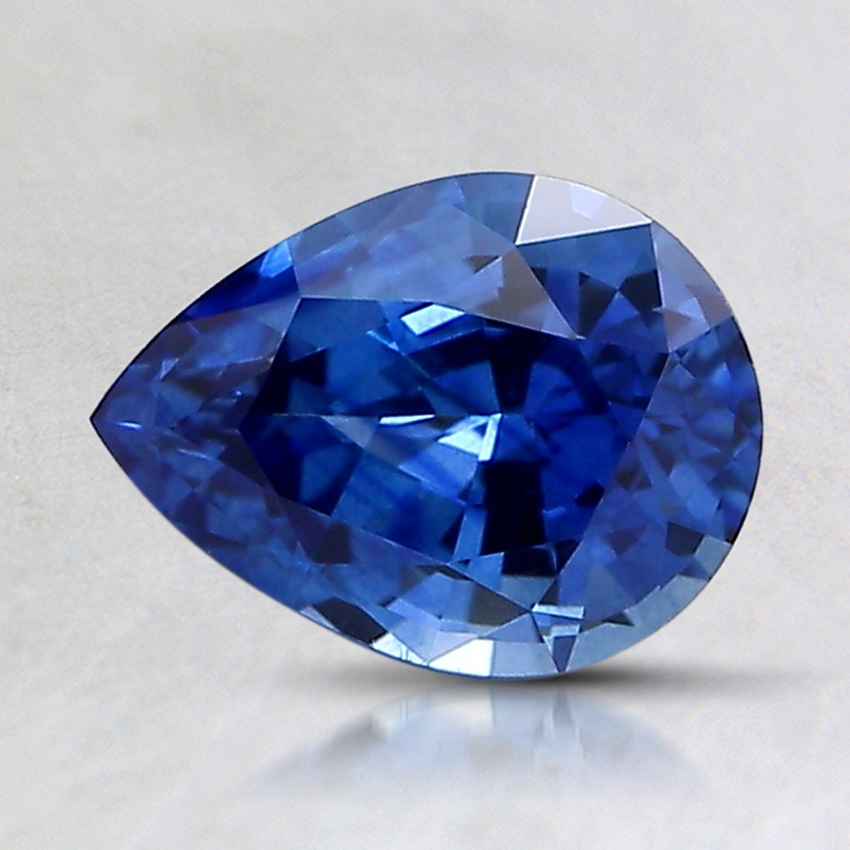 8x6mm Blue Pear Sapphire