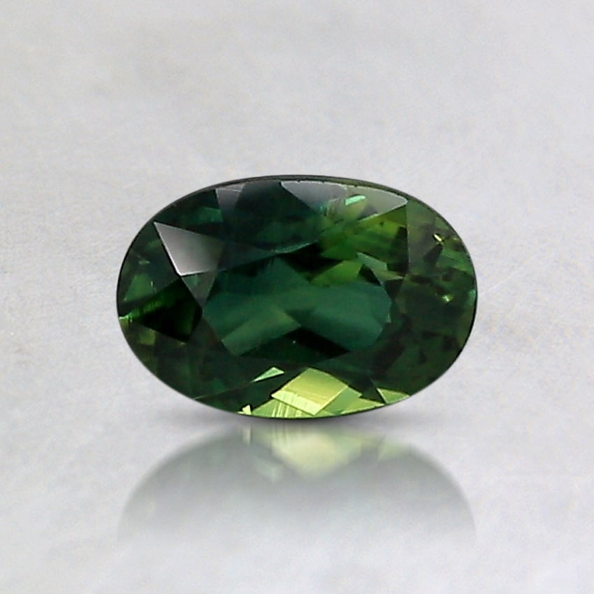 6.2x4.2mm Unheated Teal Oval Australian Sapphire