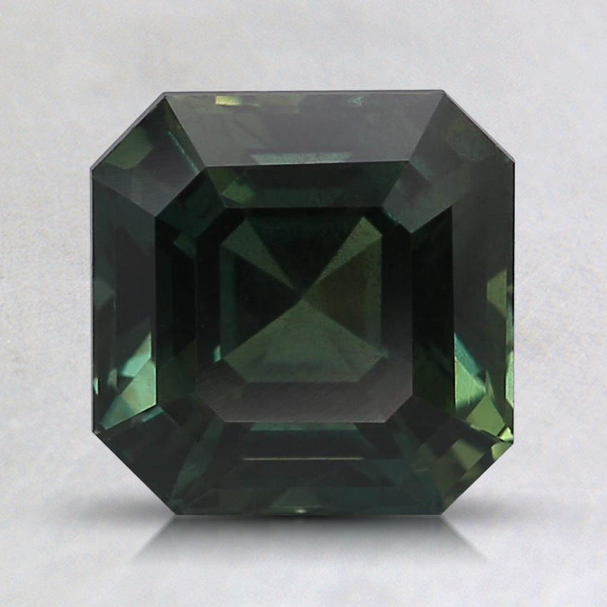 7mm Teal Asscher Sapphire