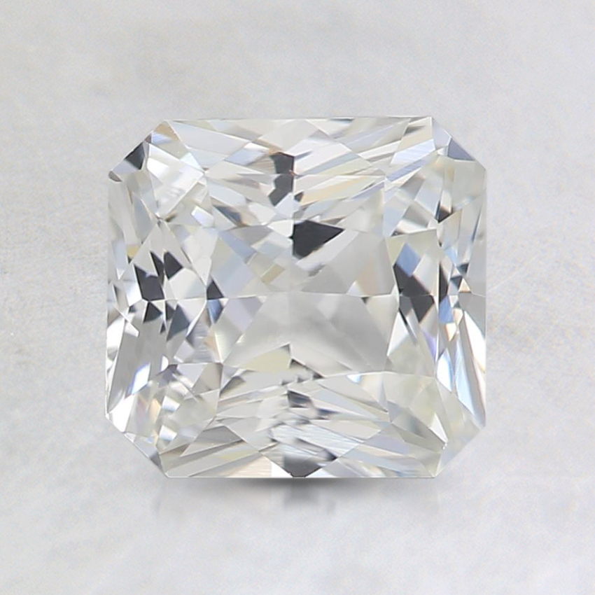 6.6x6.3mm Premium White Radiant Sapphire