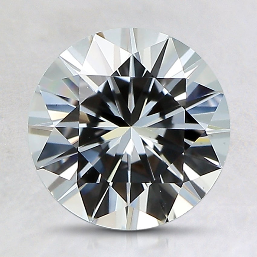 8mm White Round Sapphire
