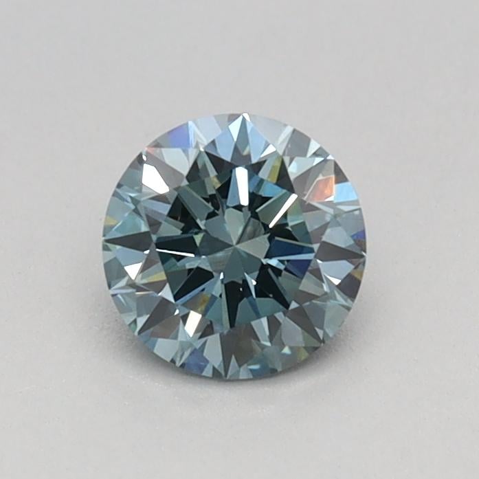 0.36 Ct. Fancy Vivid Blue Round Lab Grown Diamond