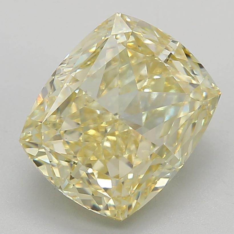 5.81 Ct. Fancy Intense Yellow Cushion Lab Grown Diamond