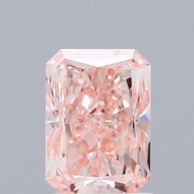 1.51 Ct. Fancy Intense Pink Radiant Lab Grown Diamond