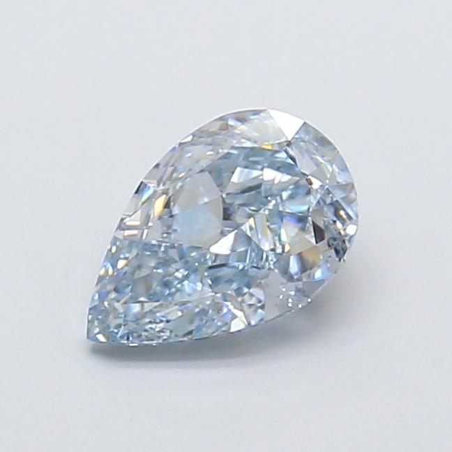 1.26 Ct. Fancy Intense Blue Pear Lab Grown Diamond