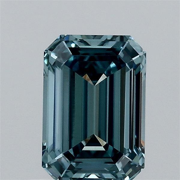 1.05 Ct. Fancy Vivid  Blue Emerald Lab Grown Diamond