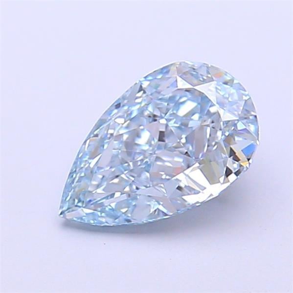1.12 Ct. Fancy Intense Blue Pear Lab Grown Diamond