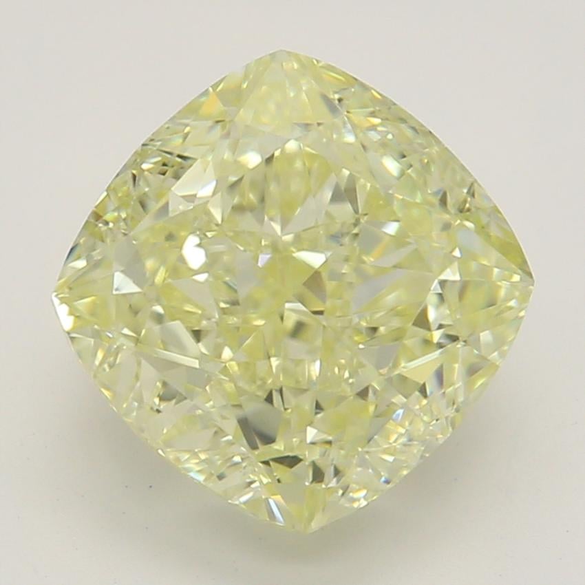 1.93 Ct. Fancy Light Yellow Cushion Diamond