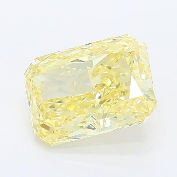 1.13 Ct. Fancy Vivid Yellow Radiant Lab Grown Diamond