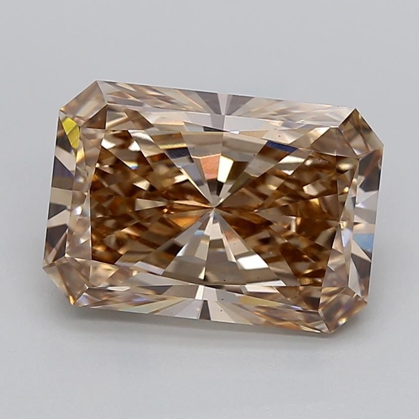 5.08 Ct. Fancy  Brown Radiant Lab Grown Diamond