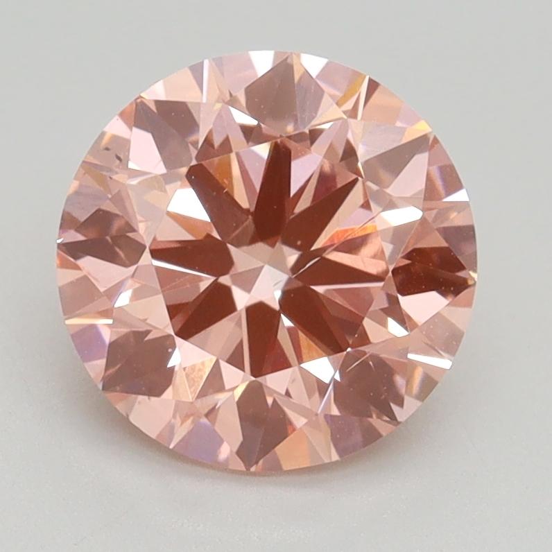 2.00 Ct. Fancy Intense Pink Round Lab Grown Diamond