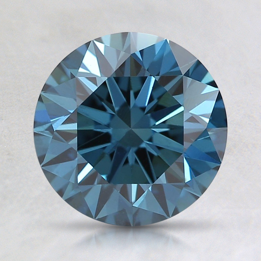 1.69 Ct. Fancy Deep Blue Round Lab Created Diamond