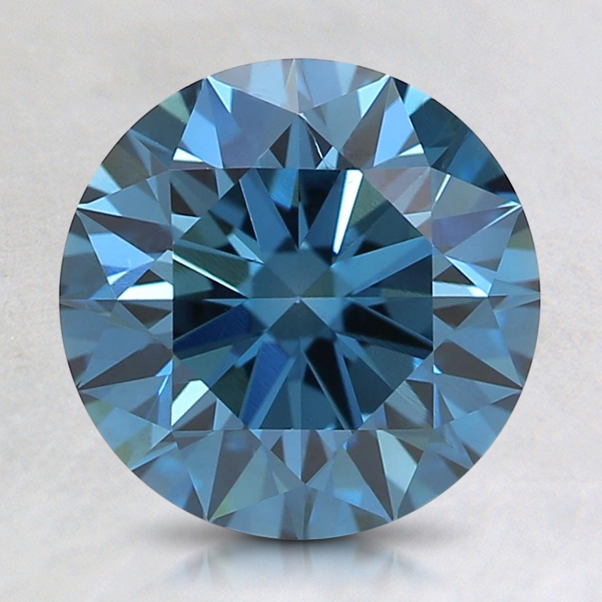 2.03 Ct. Fancy Deep Blue Round Lab Grown Diamond