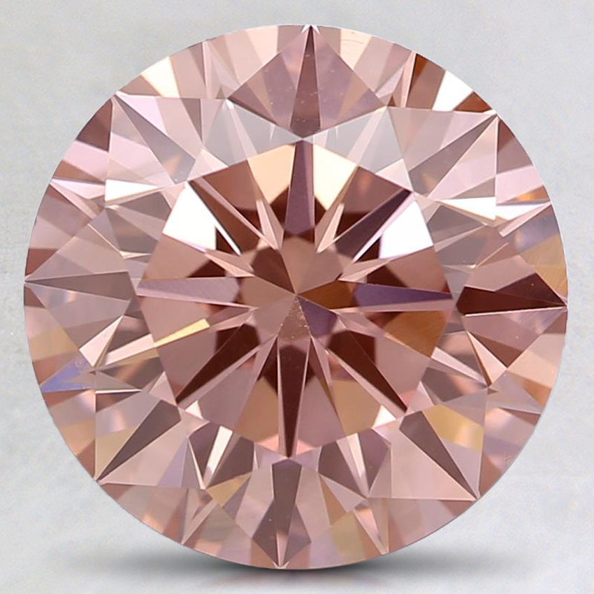 3.01 Ct. Fancy Intense Pink Round Lab Grown Diamond