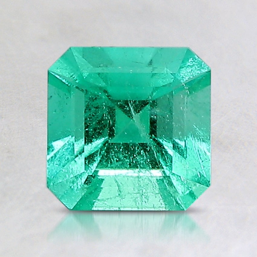 6.5mm Asscher Colombian Emerald