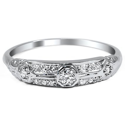 Art Deco Diamond Vintage Ring