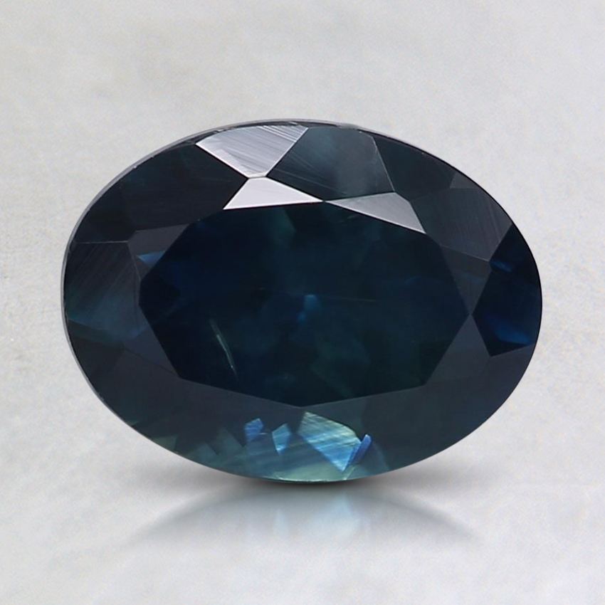 8.1x6.1mm Blue Oval Montana Sapphire