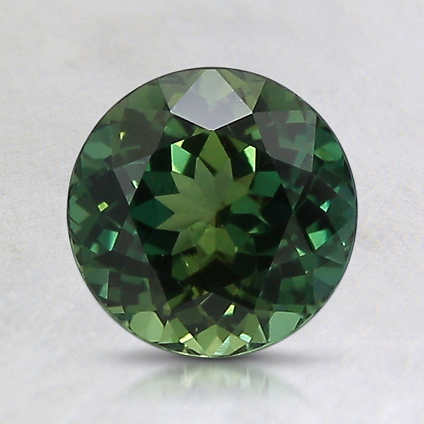 7mm Unheated Green Round Sapphire