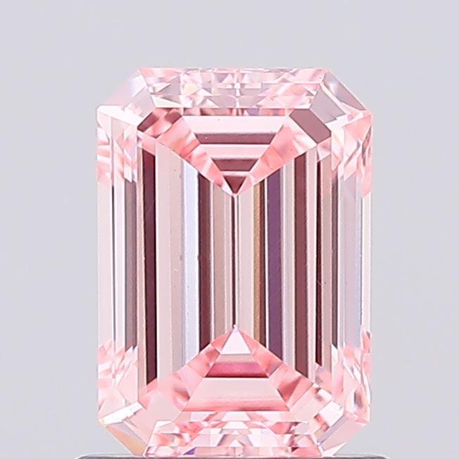 1.01 Ct. Fancy Vivid Pink Emerald Lab Grown Diamond