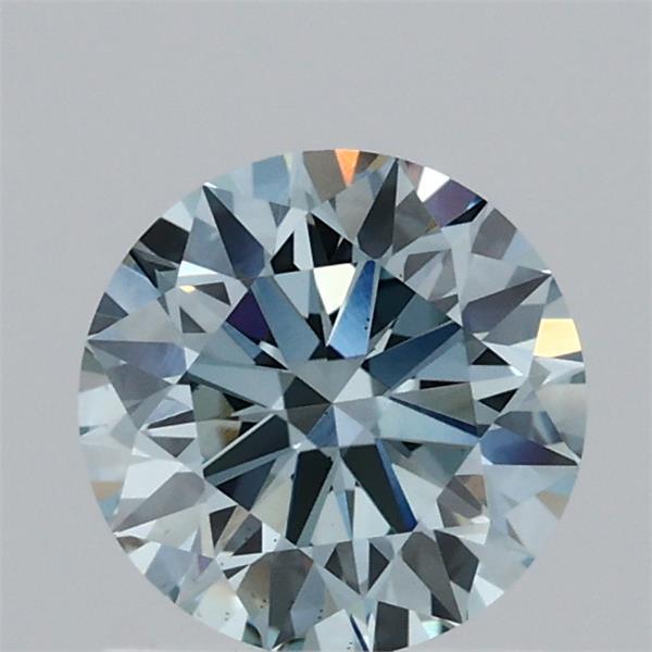 1.10 Ct. Fancy Intense Blue Round Lab Grown Diamond