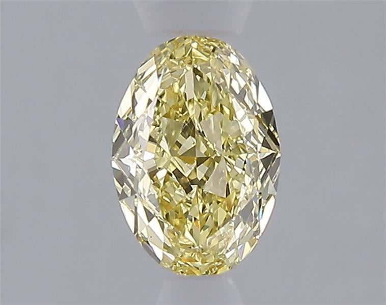 1.06 Ct. Fancy Intense  Yellow Oval Lab Grown Diamond